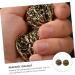 Frcolor Copper Walnut Hand Massage Balls - Deep Tissue Foot Massage Device | Retro Chinese Wenwan Handicraft - 3.5x3cm Golden - Buy Online on GoSupps.com
