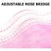 TBOC Disposable Hygiene Mask - 200 Pink 3-Layer Polypropylene Masks | Soft Lightweight & Breathable with Nose Clip for Optimal Comfort - Buy Online on GoSupps.com