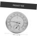 Garneck Sauna Moisture Thermometer & Hygrometer - Stainless Steel Room Thermometer & Wall Clock for Home - Accurate Pressure Display - Buy Online on GoSupps.com