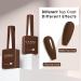 CANNI Dark Brown Gel Polish - Irish Coffee High Gloss UV Soak Off Nail Gel for DIY Manicure & Salon Use - Buy Online on GoSupps.com