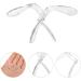 Lurrose 4-Pack Glasses Nose Pads - Cushioned Saddle Lane Nose Pieces for Comfort | Ideal for Glasses Sports & Face Trainer - Buy Online on GoSupps.com