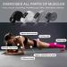 GAIYAH Long Fabric Resistance Bands Set for Women - Pull Up Bands with Handles for Exercise - Stretch & Workout Loop Bands in White, Gray, and Black - Buy Online on GoSupps.com