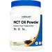 Nutricost Premium MCT Oil Powder (1 LB, Vanilla) - Best for Keto, Ketosis, and Ketogenic Diets - Zero Net Carbs, Non-GMO and Gluten Free, Medium Chain Triglyceride
