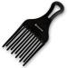 ELEXACARE Styling Comb Afro Comb - Wide-toothed Finger Styler Comb for Curls and Curly Long Hair Afro Comb Black