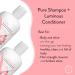 2 pc. Discovery Set: Pure & Luminous Travel Size Shampoo & Conditioner | 3.4 oz | Shop Internationally - Buy Online on GoSupps.com