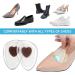 High Heel Comfort Gel Insoles for Women - Metatarsal Pads & Ball of Foot Cushions - Pain Relief & Blister Prevention - 7 Pairs Brown - Buy Online on GoSupps.com