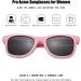 Pro Acme TPEE Polarized Baby Sunglasses with Strap - Pink Frame, Grey Lens - Buy Online on GoSupps.com