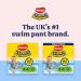Huggies Little Swimmers Size 3-4 (36 Pack) Leak Guards, Stretchy Waistband, Tear Sides - Buy Online on GoSupps.com