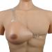 Knobco One-Strap Silicone Breast Right Left Side Prosthesis Breast Forms with Adjustable Strap Suitable for Mastectomy Prosthesis Patient (Color: Brown Size: L) L Brown