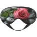 Buy Spa Stone & Rose Flowers Print Sleep Eye Mask - Soft Eyeshade for Travel & Naps - Ideal for Women & Men - Buy Online on GoSupps.com