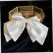 Didiseaon Bow Hairpin Hair Bow Satin Clips Bridal Hair Bow Chic Bow Headdress Bow Knot Hairpins Bow Ponytail Holders Girls Bow Hairclip Tiaras for Girls Temperament Miss White Decorate Alloy - Buy Online on GoSupps.com