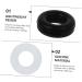 Shop Healeeved 60 STK Anti-Slip Silicone Covers for Glasses - Prevent Bruises & Breaks | Durable Brillenb cker & Brillenb gel for Hinge Protection - 2 Pieces 1.5x1.5x0.4cm - Buy Online on GoSupps.com