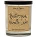 Cedar Crate Market - Buttercream Vanilla Cake Candles for Home - Scented Soy Wax Candles Gifts for Women and Men Aromatherapy Candles - 13.5 oz Clear Jar Made in The USA
