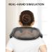 Renpho Electric Shiatsu Neck & Shoulder Massager with Heat | 3D Rotating Adjustable Speed Massage Device for Neck & Back Relief - Shop Now! - Buy Online on GoSupps.com