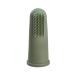 Babyzoco finger toothbrush for babies finger toothbrush made of silicone helps the gums to calm and stimulate suitable for 0-2 years unisex silicone green