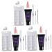 POPETPOP 3 Sets nail extension glue set nail extension nail art brush poly nail gel slip solution nail extension gel nail builder gel kit nails gel nail polish manicure plastic
