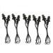 Soft Gel Earplugs Swimmers Waterproof Flexible Silicone Gel Corded String Ear Plugs for Swimming or Sleeping Pack of 5 (Black)