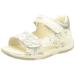 Geox Baby Girl's Sandal Tapuz First Steps 3.5 UK Child White Silver