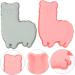 MAGICLULU Fondant Mold 2pcs Alpaca Cake Mold Chocolate Baking Supplies Silica Gel 3D Baking Mold - Buy Online on GoSupps.com