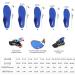 Valsole Orthopedic Insoles for Flat Feet & Plantar Fasciitis - Soft Functional Shoe Inserts for Men & Women | Size 48-49 EU (31cm) V107c - Buy Online on GoSupps.com