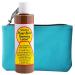 Maui Babe Tanning Browning Lotion - Outdoor Tanning Lotion 8oz With Blue Makeup Bag - Amazing Maui Babe Suntan Lotion Kit - Hawaiian Dark Tanning Formula Sun Tanning Lotion