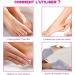 Buy 3 Pairs Moisturizing Gel Heel Socks | Soft Open Toe Socks for Dry Skin Care | International Shipping Available - Buy Online on GoSupps.com
