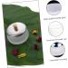 VALICLUD Gobelet Rond Verre D poli pour Dissolvant Vernis Ongles Contenant Liquide pour Manucure Blanc - Buy Online on GoSupps.com
