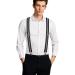 Dresime Caporal Carrier for Men - 4 Strong Hook Clips X Shape Elastic Adjustable Braces for Work & Motorcycle Pants Overalls & Jeans - Durable & Stylish Design - Buy Online on GoSupps.com