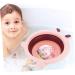 COLLBATH Folding Foot Basin Wash Basin Folding Basin Basin Portable Folding Basin Outdoor Water Basin Travel Folding Basin Washing Basin Washbasin 33X31X10CM Pink - Buy Online on GoSupps.com