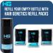 Hair Genetics Black Hair Fibres (50g) - Hair Loss Treatment for Thinning Hair - Buy Online on GoSupps.com