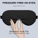 Pacearm Modal Sleep Mask - Soft & Comfortable Eye Mask for Men and Women - Adjustable Strap - Black - Buy Online on GoSupps.com