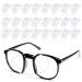 24 pairs glasses nose pads glasses pads nose apple core cutter guncut pawn pads glasses anti-slip glasses nasal pads silicone glasses-silicone-nose pads slip on nose pads for glasses sunglasses 24 couples transparent 2