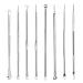 PARSMIC Blackhead Remover Pimple Popper Tool Acne Comedone Zit Extractor Kit 8 PCS Stainless Steel Set