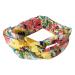Dreshow 4-Piece Women's Elastic Flower Printed Headband Set - 1950s Vintage Cotton Knitted Twisted Soft Turban - Pink Green Blue Navy - International Shipping Available - Buy Online on GoSupps.com