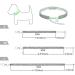 Rayminsino Adjustable Pet Collar with Gem Pendant | Crystal Necklace for Dogs & Kittens | Peach Heart Design - Buy Online on GoSupps.com