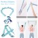 11-Loop Nitpicker Stretching Strap for Hamstring & Leg Flexibility | Elastic Exercise Band for Yoga & Stretching | Mat Carrying Straps Included - Buy Online on GoSupps.com