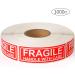 Fragile Shipping Stickers - 1x3 Handle with Care Labels | 1000 Labels per Roll for Safe International Delivery - Buy Online on GoSupps.com