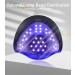 Easkep 120W UV LED Nail Lamp - Professional Manicure/Pedicure Dryer with LCD Touch Screen and Timer Setting - Blue - Buy Online on GoSupps.com