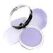 Oil Control Pressed Setting Powder Matte Powder Oil Control Jelly Pressed Powder Face Makeup Long-Lasting Waterproof Pressed Powder Makeup Flawless Lightweight Face Cosmetics - Purple Lavender Purple