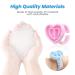Inartato Heart Glue Rings 200pcs - Blue & Pink Glue Rings for Eyelash Extensions | Lash Fan Glue Cups & Holder - Lashing Supplies - Buy Online on GoSupps.com