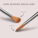 Aokitec Sable Kolinsky Nail Brush #18 - Professional Acrylic Brush for Nail Art | High-Quality Wood Handle Manicure Tool | Pink - Buy Online on GoSupps.com