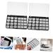 Palette De Maquillage Vide Magn tique 2 Pi ces 24 Godets 2080 Noir Multifonction Diy Pour Professionnels Et Amateurs Organisation Fards Paupi res Portable - Buy Online on GoSupps.com
