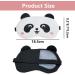 Cute Panda Plush Kids Sleep Mask with Ice Bags and Ear Buds | Soft Blindfold for Girls, Boys, Men, Women | Relaxing Eye Cover and Eyeshade (Medium) - Buy Online on GoSupps.com
