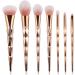 Make Up Brushes Set 7 Pieces Professional Cosmetic Brushes Powder Foundation Eyeshadow Eyeliner Highlighter Brush Kits for Both Beginners and Professional Makeup Artist Stylish and Popular - Buy Online on GoSupps.com