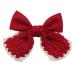 minkissy 1pc Hairpin Xmas Bowknot Hair Clips Cute Bow Hair Clips Women Hair Clips Girl Bow Hair Clips Xmas Bow Hair Clips Bows Hair Clip Red Bow Hair Clip Big Bow Headgear Child Fabric