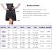 ZYMOZYM Black Basic Mini Skirt with Ruffle Edge & Shorts - Stretch Pleated Dance Skirt for Women & Girls | Shop Now - Buy Online on GoSupps.com