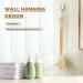 Shower Back Brush - 18.2 inch Long Handle Bath Brush with 2 Heads for Men and Women - Stiff and Soft Bristles Back Scrubber - Buy Online on GoSupps.com