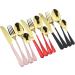 Travel Cutlery Set Cutlery Sets 4 Piece Reusable Cutlery Set for Big Family Camping Picnic Kitchenware (Size : Gold+red) - Buy Online on GoSupps.com