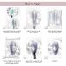 Supwee 2-in-1 Color Changing Cat Eye Gel Polish Set | Crystal Cat Eye Nail Gel Polish with Holographic Glitter | 8 Color Set - 7ml - Buy Online on GoSupps.com