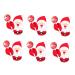 PRETYZOOM PRETYZOOM 54 Pieces Paper Lollipop Paper Card Christmas Lollipop Holder Candy Christmas Decorations Candy Party Tricks Sugar Candy Red Manual